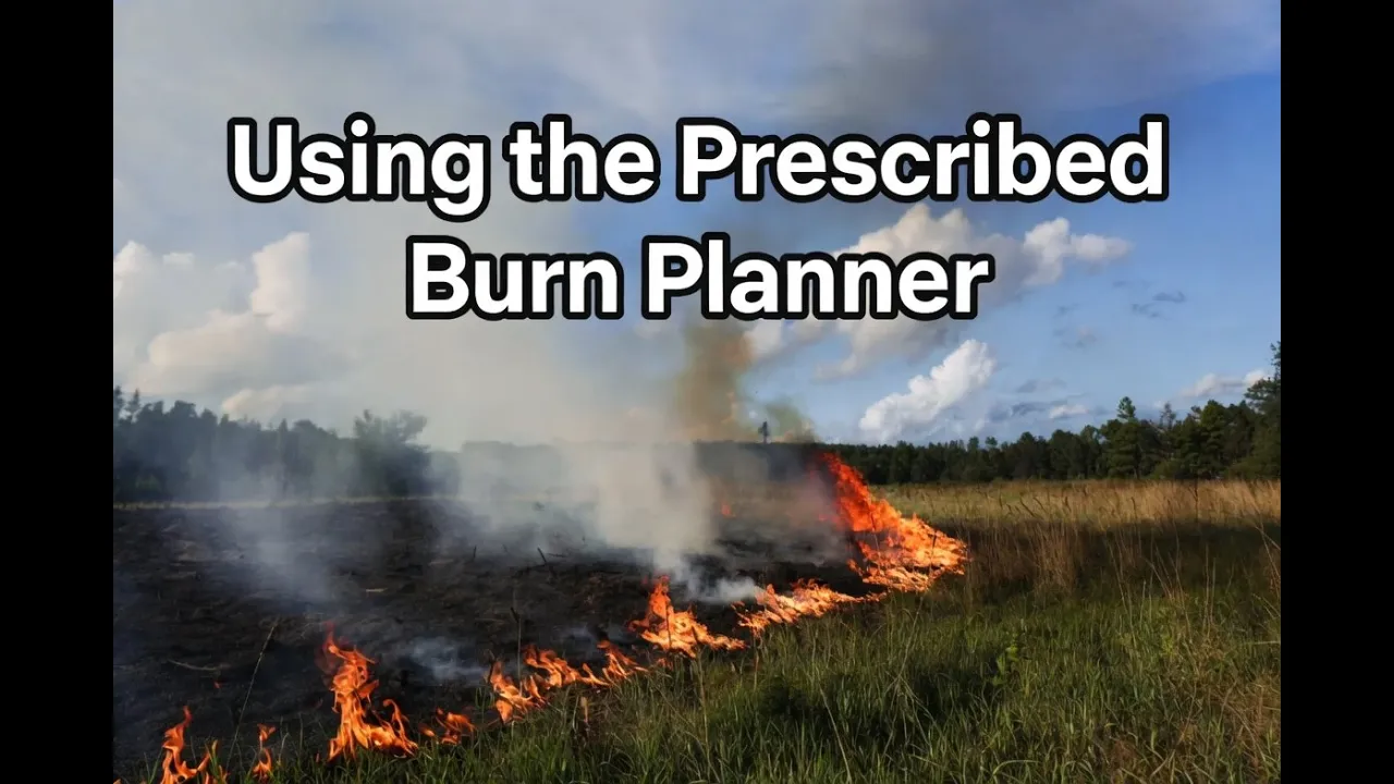 How-To Use the Prescribed Burn Planner