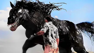 venom se transforma em um sapo um cavalo e um peixe venom a ltima rodada clipe