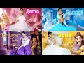Download Lagu 4 Color Princess House Challenge! Barbie, Frozen,Rapunzel \u0026 Bella Compete for the Crown!
