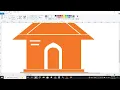 Hindu Temple Logo Design | Mandir Vector Art | Om Symbol Creative Design 🛕 | Ms paint drawing video 