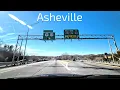 Asheville NC USA I-26 To Patton Ave Driving Downtown Update 25