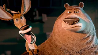 crowd thinks boog is dangerous open season