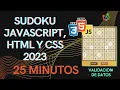 SUDOKU HTML CSS JAVASCRIPT - Desarrolla un Maestro del Juego en 25 minutos