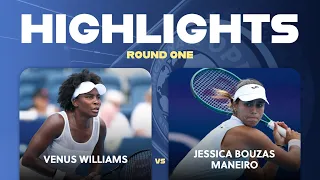 Venus Williams vs Bouzas Maneiro Cincinnati Open Round 1