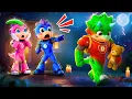 Lagu PYRO ZOMBIE Run Away From Home! BOLT \u0026 FLORA To The Rescue! | Funny Story | Dino Action Animation