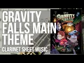 Clarinet Sheet Music How to play Gravity Falls Main Theme by Brad Breeck