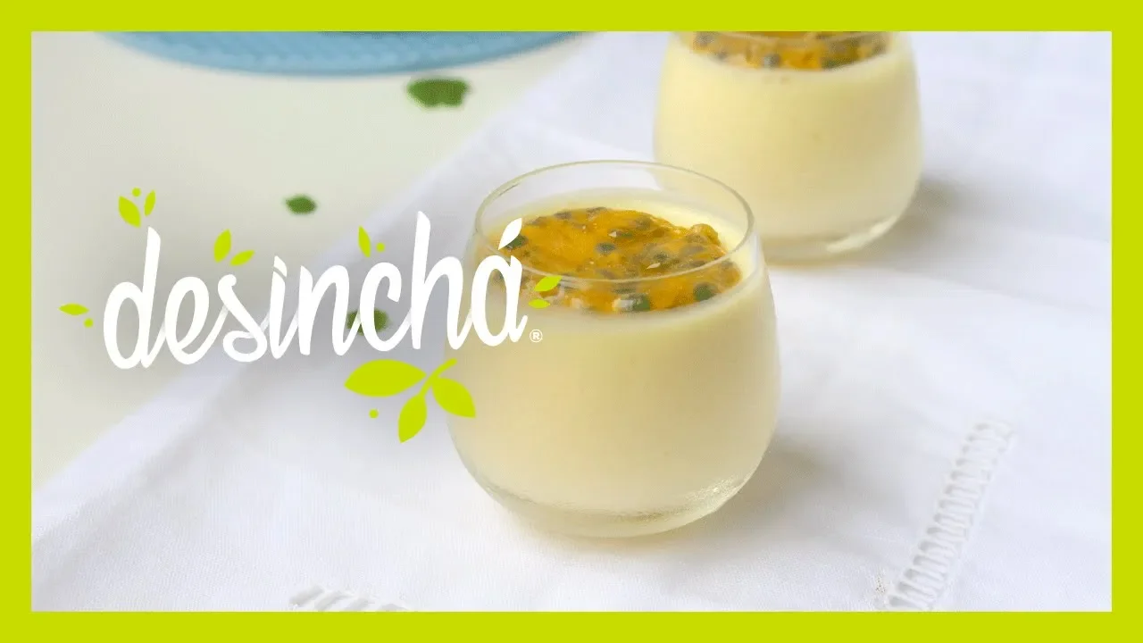 MOUSSE DE MARACUJÁ TRADICIONAL FÁCIL E RÁPIDO - MIL DELÍCIAS NA COZINHA. 