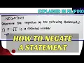 PROPOSITION AND NEGATION