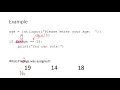 Programming I Unit 2 - If Statements and Booleans