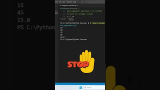Assignment Operators in Python