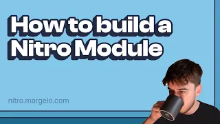 How to build a Nitro Module write native code for React Native