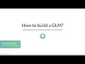 Python Tutorial How to build a GLM