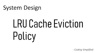LRU Cache System Design How LRU Works 