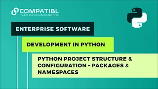 Python Project Structure Configuration - Packages Namespaces CompatibL