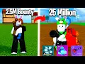 I Got 25 MILLION Bounty With ACIDUM Rifle Blox Fruits