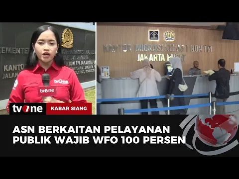 Hari Ini ASN di Instansi Pelayanan Publik Wajib WFO 100 Persen
