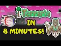 ALL OF TERRARIA IN 8 MINS Terraria Progression Guide Step by Step Guide for Beginners 2020