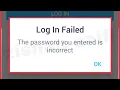 Kik App Log in Failed Fix The password you is incorrect Problem Solve in Kik Messaging Chat
