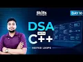 DSA with C Day 10 Nested Loops in C For While Loop Examples