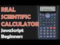 Create a Scientific Calculator With JavaScript HTML and CSS JavaScript Project For Beginners