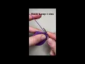 How to combine back loops only with invisible decrease in Amigurumi