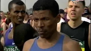 London Marathon 2002 WR KHANNOUCHI 1st Marathon RADCLIFFE GEBRSELASSIE  London Marathon 2002 WR KHANNOUCHI 1st Marathon RADCLIFFE GEBRSELASSIE