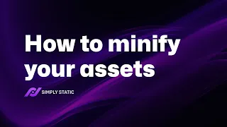 How to minify HTML CSS and JavaScript