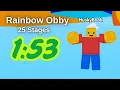 Rainbow Obby Stages 1-25 In 1 53 2nd