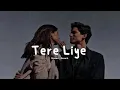 Lagu Tere liye (slowed reverb) song