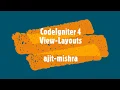 CodeIgniter 4 from scratch in Hindi Codeigniter 4 layouts ajitmishra981