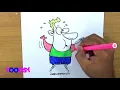 How to Color A Man Sweating While Exercise Coloring Pages