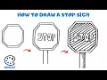 How to draw a Stop Sign