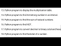 Python Practice Questions Python Exercise Python program list-1