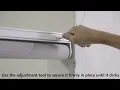 Persilux no drill zebra blind 3 steps quick installation way