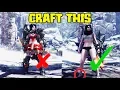PC Best Charge Blades Armor for Story to Endgame MHW Iceborne