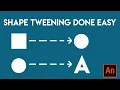Shape Tween Done Easy Shape to Text