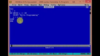 13 DO WHILE LOOP QBASIC