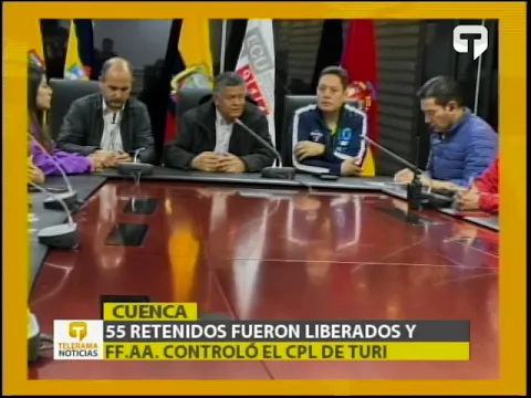 55 retenidos fueron liberados y FF.AA. controló el CPL de Turi