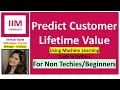 Predict Customer Lifetime Value for Non Using Machine Learning Code in Python