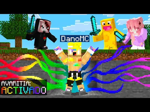 Video Thumbnail: CAZADORES vs DanoMC MODO AVARITIA en Minecraft