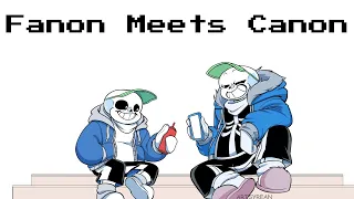 Fanon Vs Canon Undertale Comic Dub 