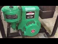 Generator overview Coleman Powermate PM54-4000