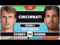 ZVEREV vs NORRIE ATP Cincinnati 2026 LIVE Tennis Watchalong