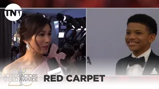 Gemma Chan Red Carpet Interview 25th Annual SAG Awards TNT