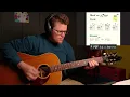 Iron & Wine - Upward Over The Mountain  ( Guitar Tutorial)