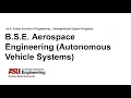 Fulton Degree Webinar Aerospace Engineering Autonomous Vehicle Systems
