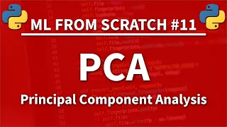 PCA Principal Component Analysis in Python - Machine Learning From Scratch 11