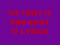 yg toot it and boot it lyrics