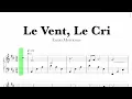 Lagu Ennio Morricone - Le Vent, Le Cri Sheet Music