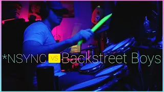 backstreet boys larger than life vs nsync its gonna be me drum cover by john d sparks